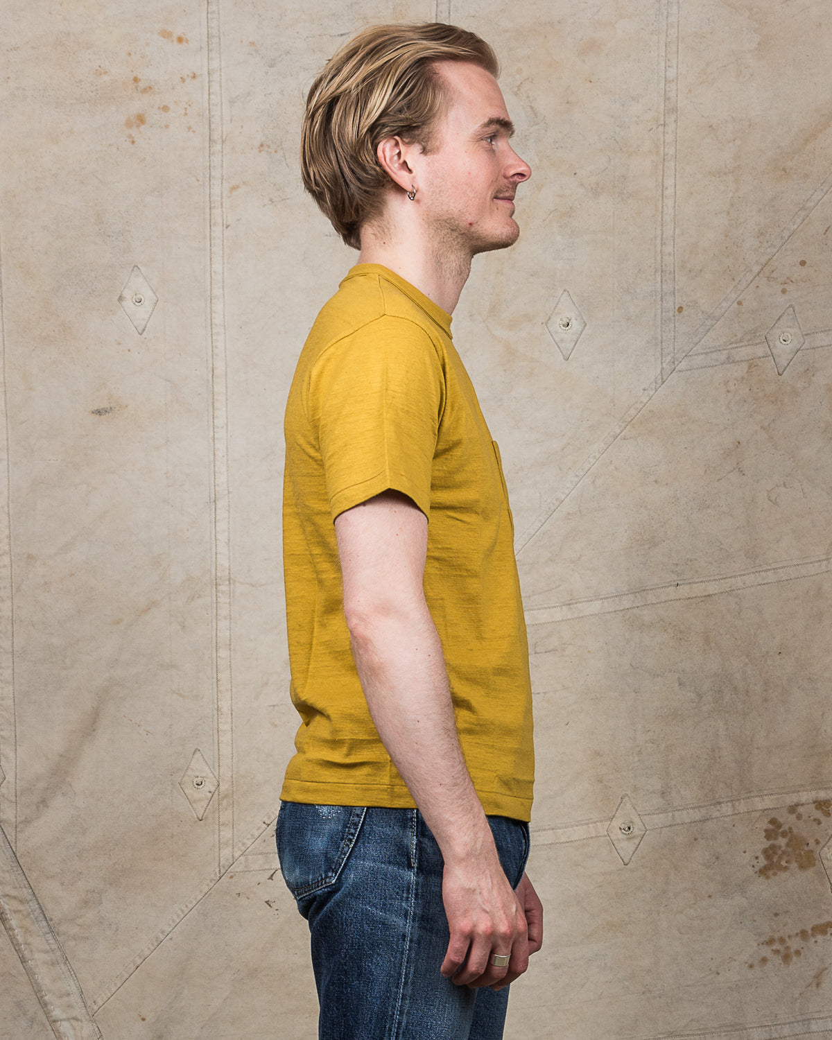 Warehouse & Co. Lot 4601 Pocket T-shirt Mustard