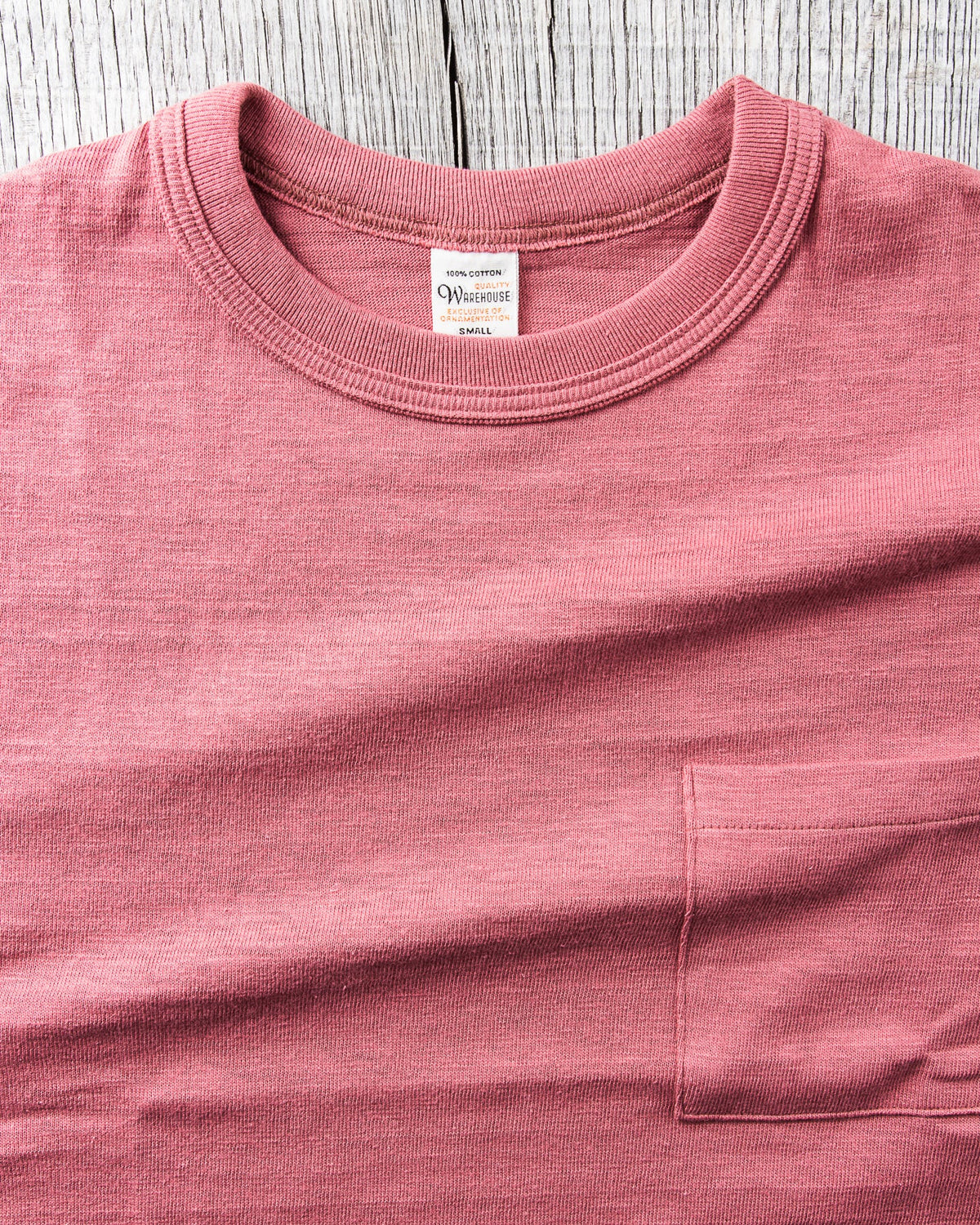 Warehouse & Co. Lot 4601 Pocket T-shirt Faded Red