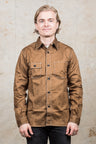 Sugar Cane & Co. Brown Wabash Stripe Work Shirt