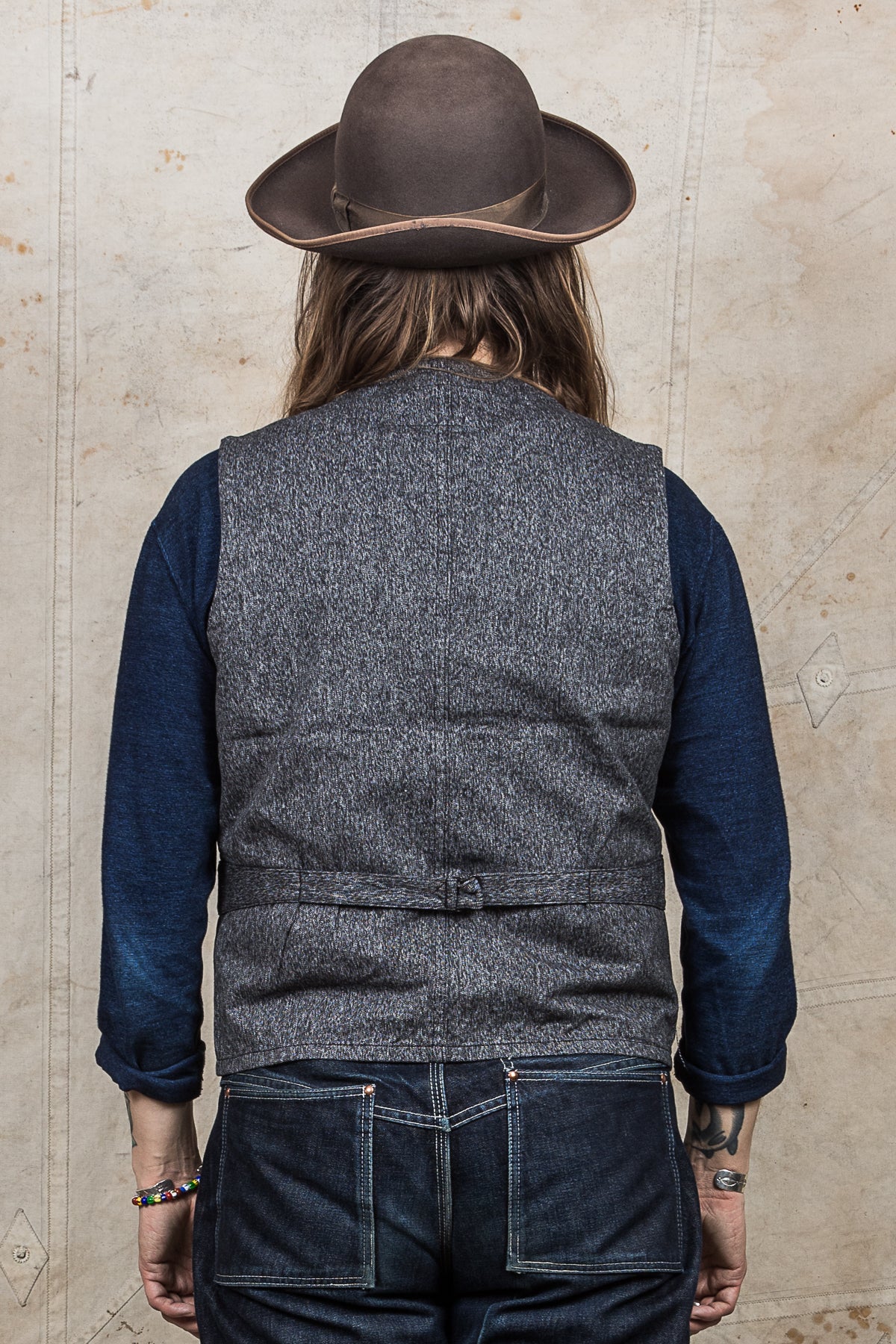 Sugar Cane & Co. Cotton Covert Work Vest