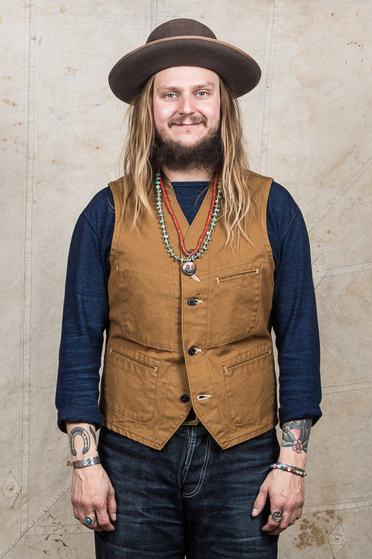 Sugar Cane & Co. Cotton Duck Work Vest
