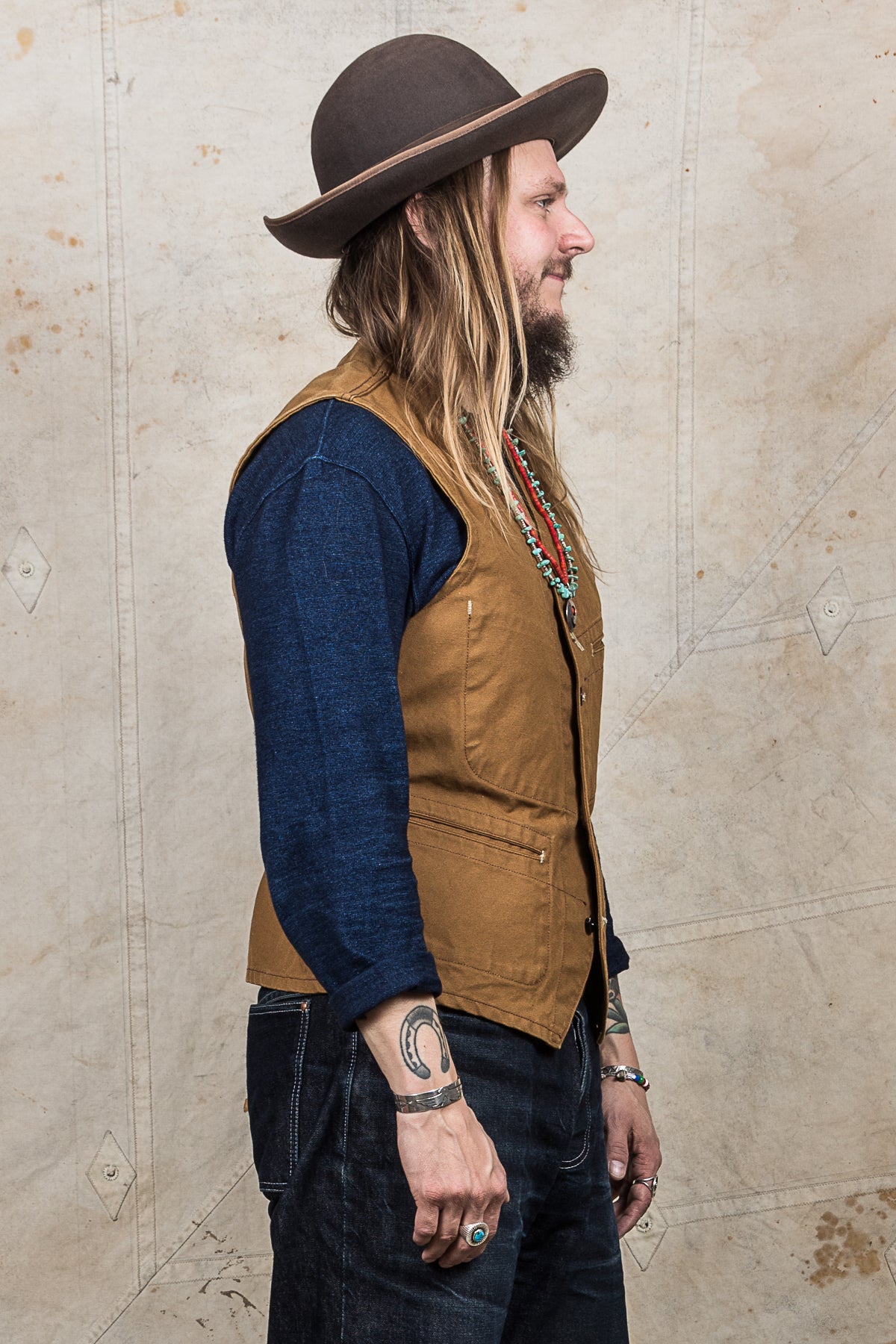 Sugar Cane & Co. Cotton Duck Work Vest