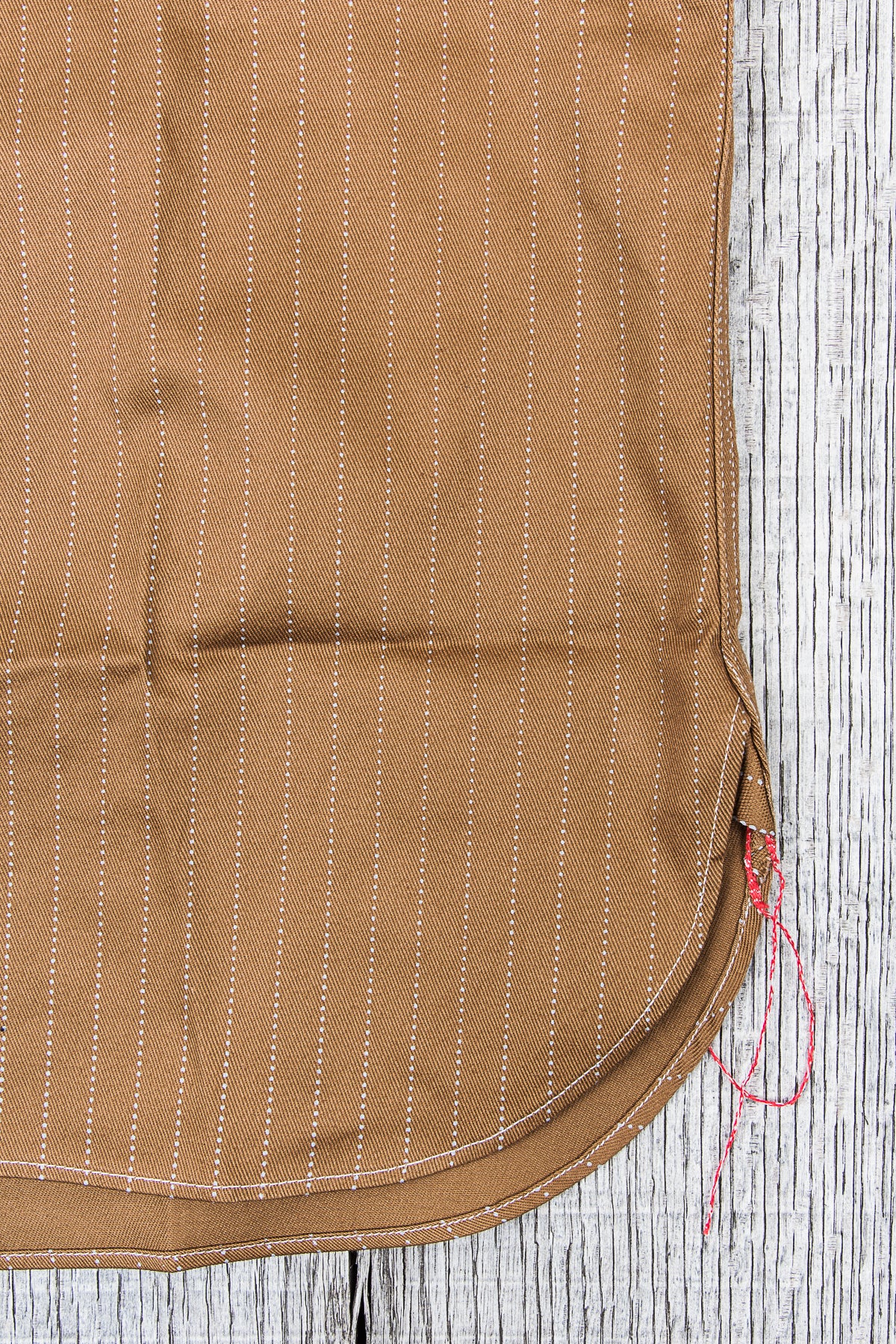 Sugar Cane & Co. Brown Wabash Stripe Work Shirt