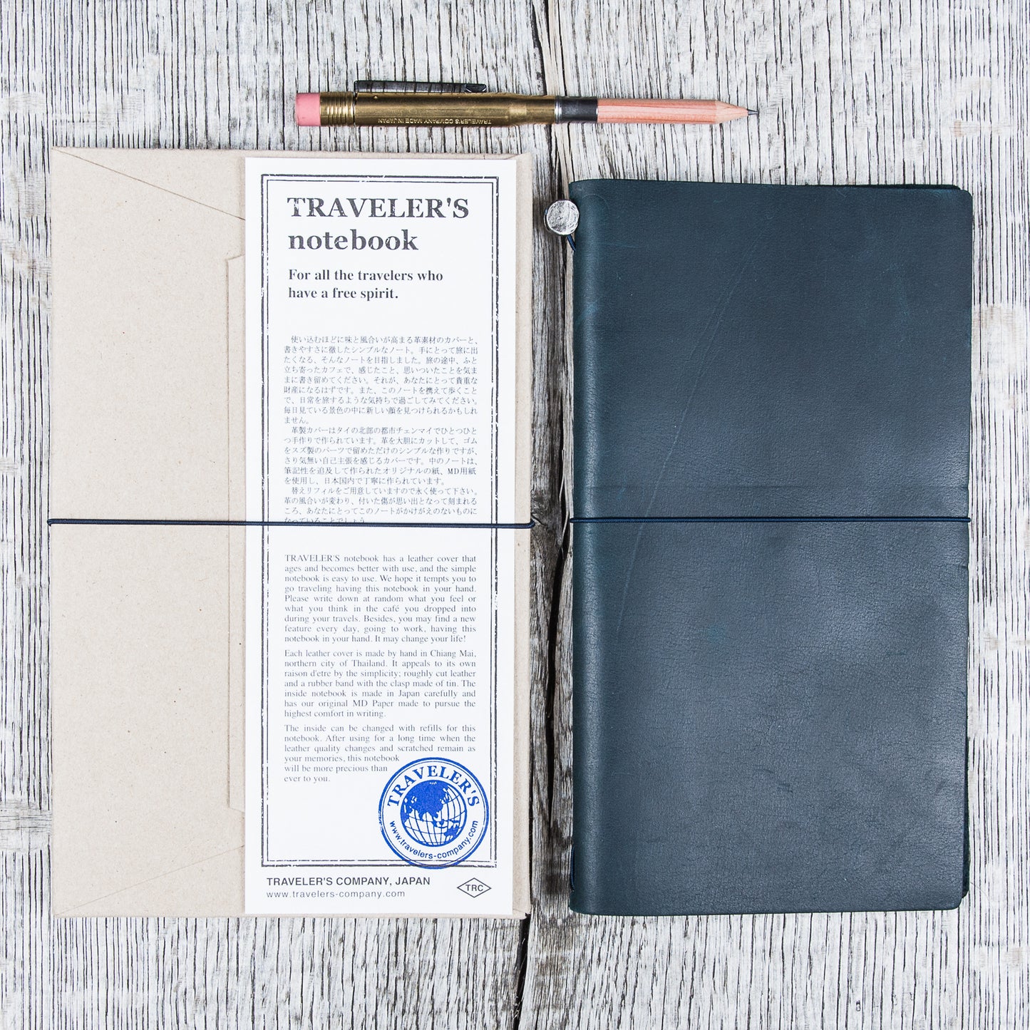 Traveler’s Company Notebook Regular Blue