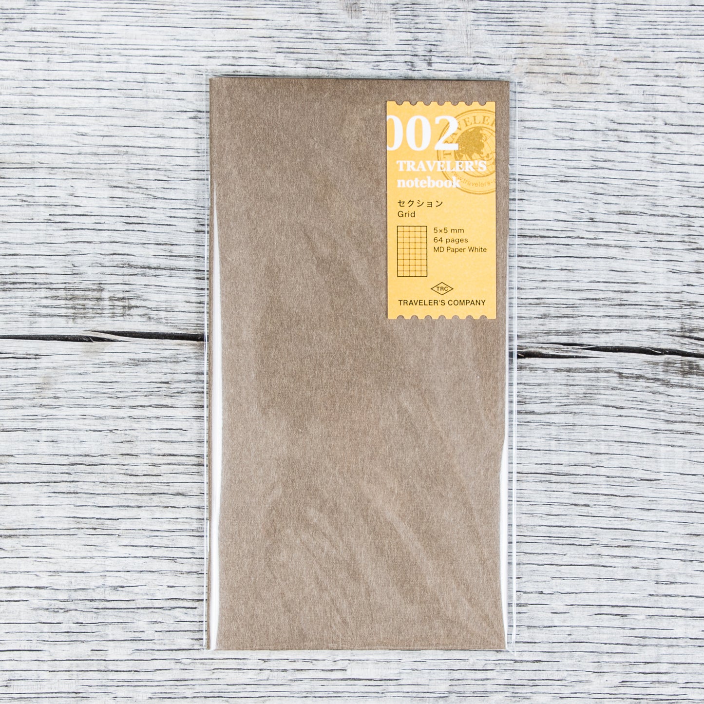 Traveler’s Company #002 Regular Notebook Refill Grid Paper