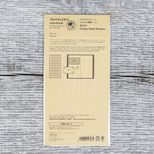 Traveler’s Company #010 Double Sided Stickers