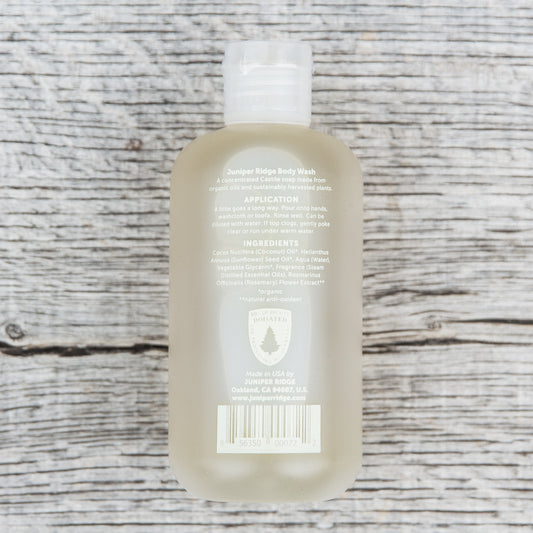 Juniper Ridge Organic Body Wash Sierra Forest 8oz