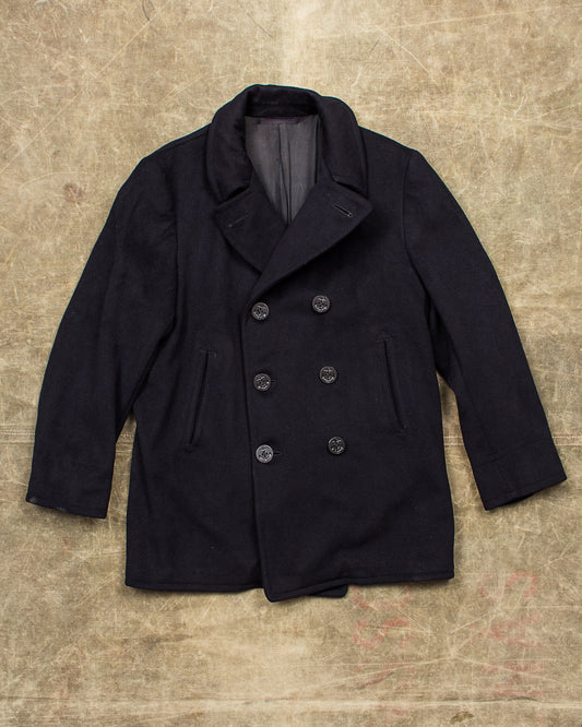 Vintage Original 40/50s WWll USN Wool Pea Coat Size 44