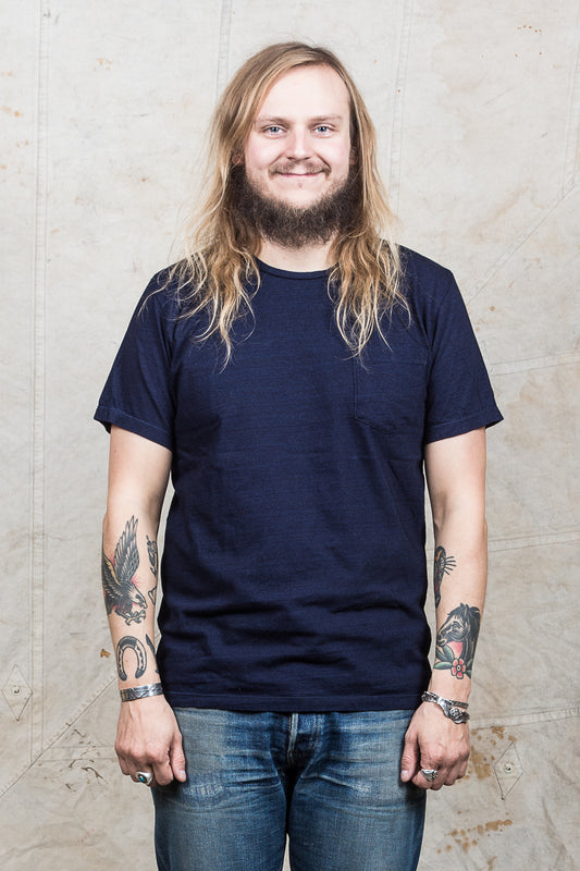 OrSlow Indigo Pocket T-Shirt