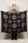 Pendleton Oversized Featherweight Wool Scarf Harding Black
