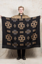 Pendleton Oversized Featherweight Wool Scarf Harding Black