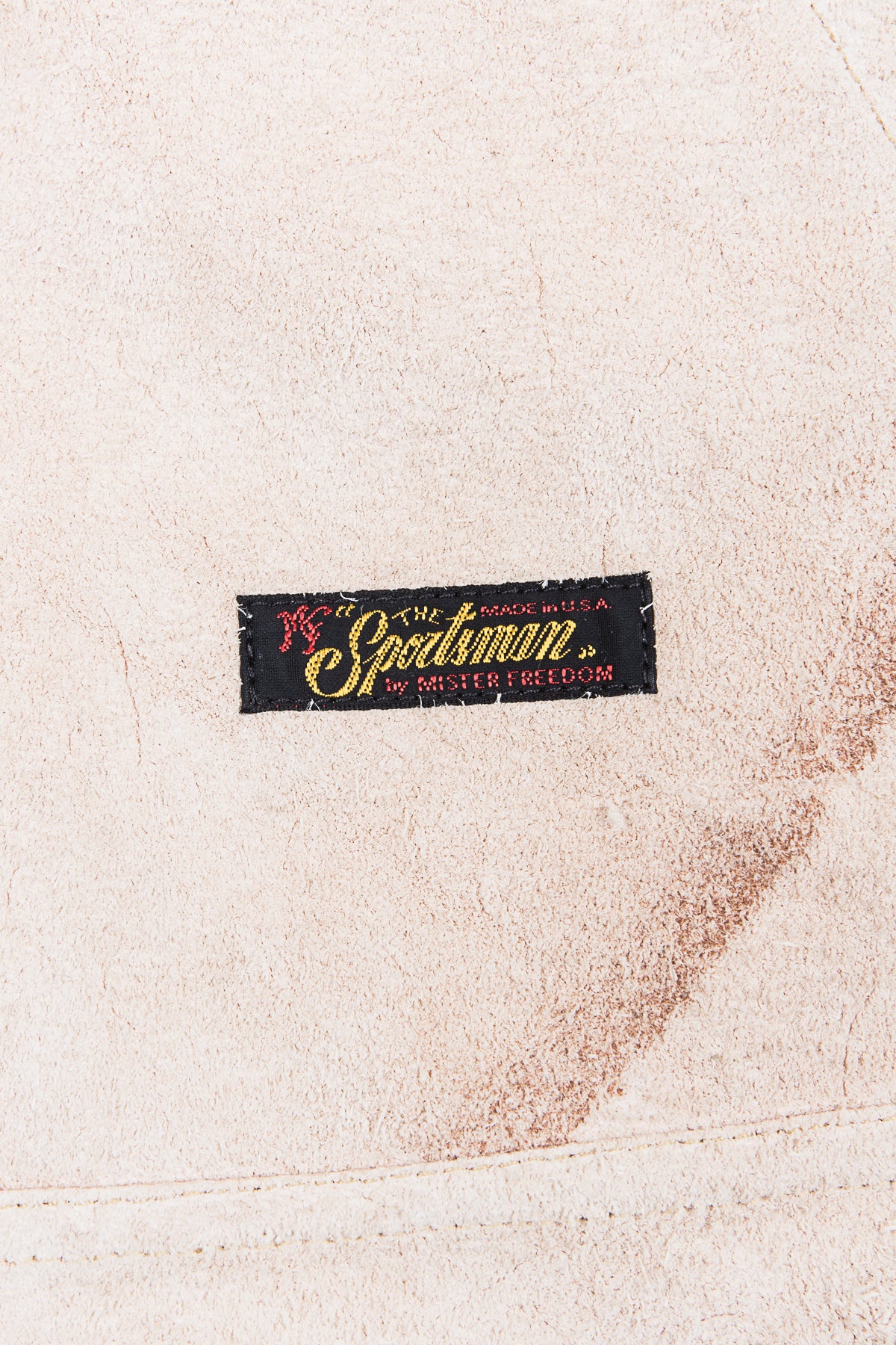 Mister Freedom Natural Campus Leather Jacket Veg Tanned