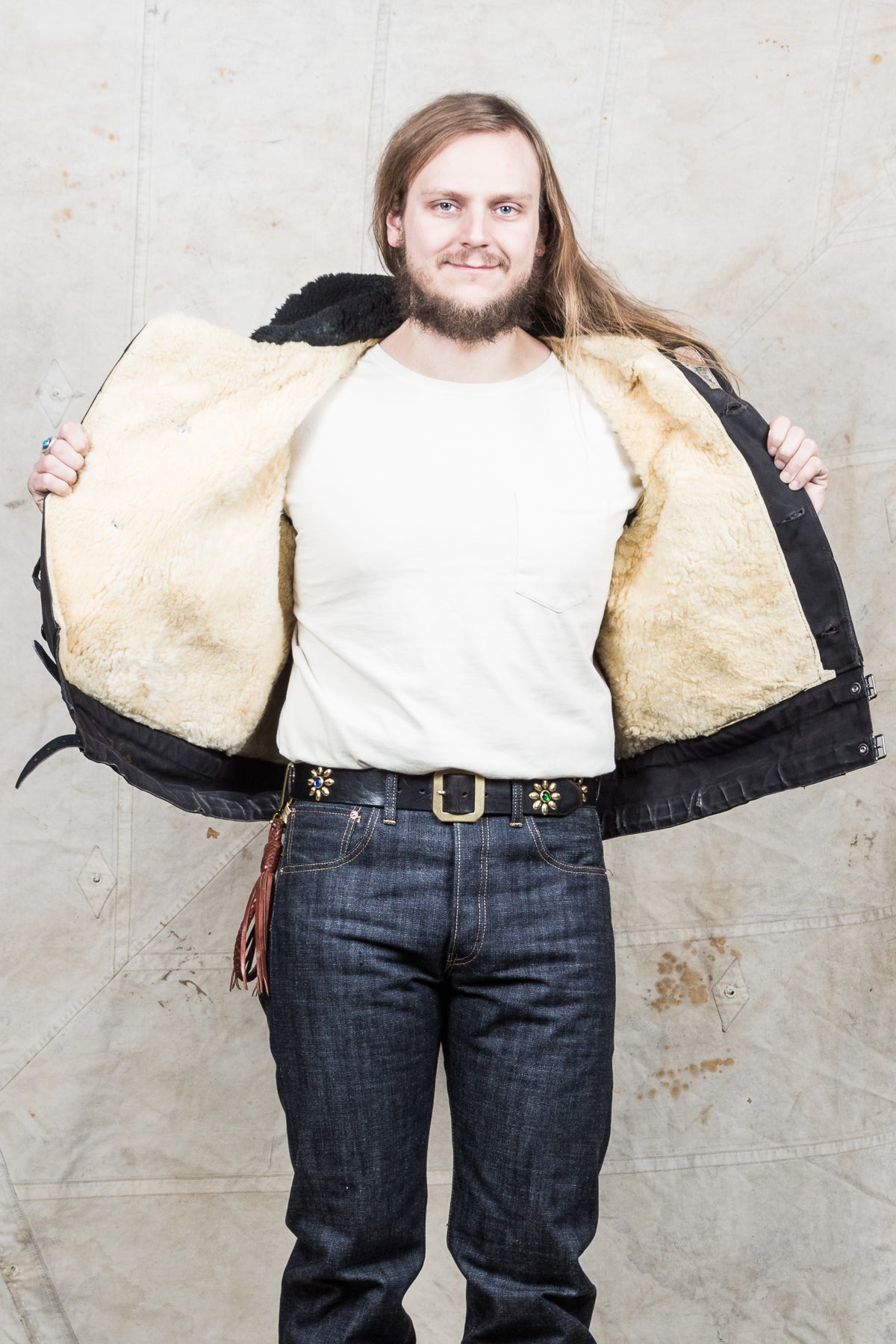 Vintage Swedish Air force Jacket "Pälsjacka m/1948"