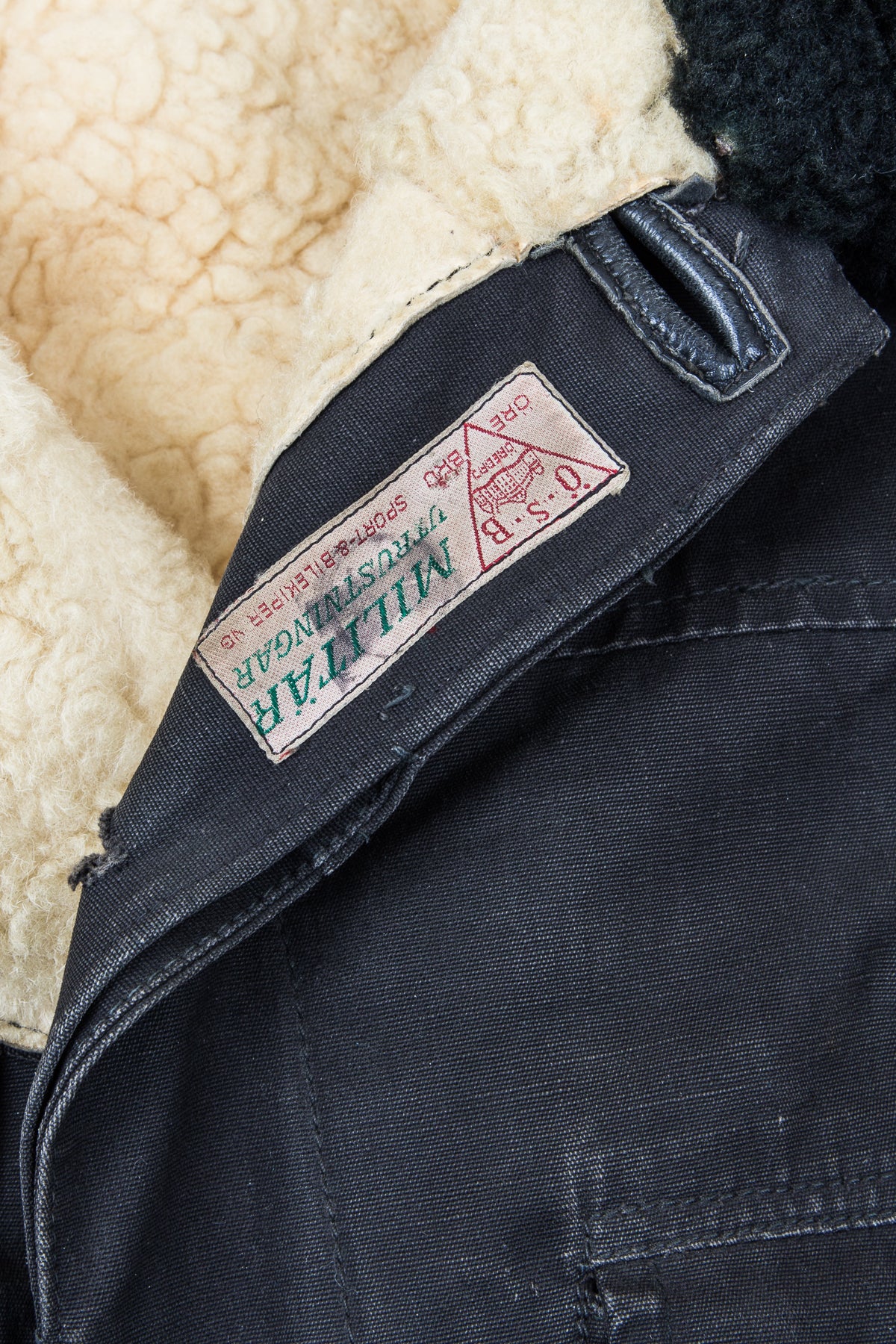 Vintage Swedish Air force Jacket "Pälsjacka m/1948"