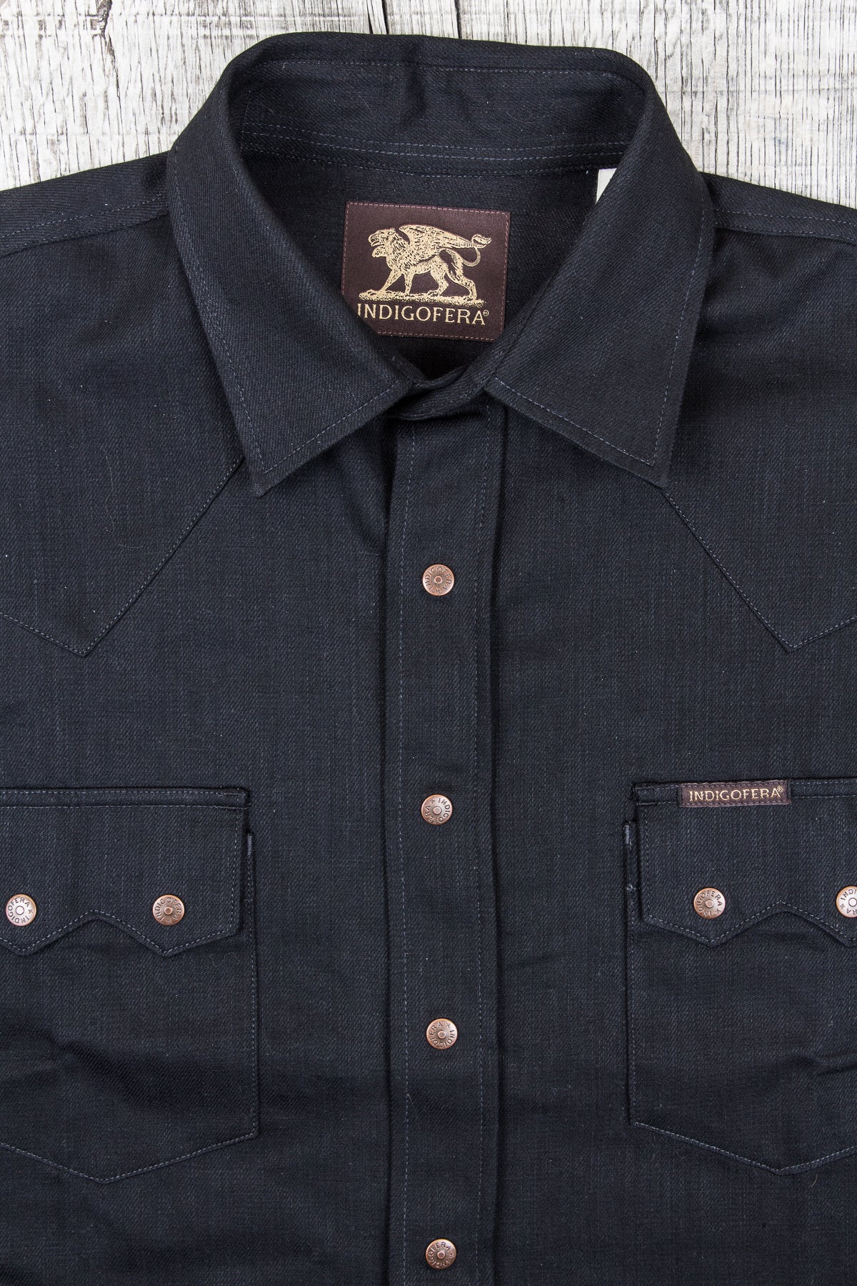 Indigofera Ryman Kochi 8oz Black Denim
