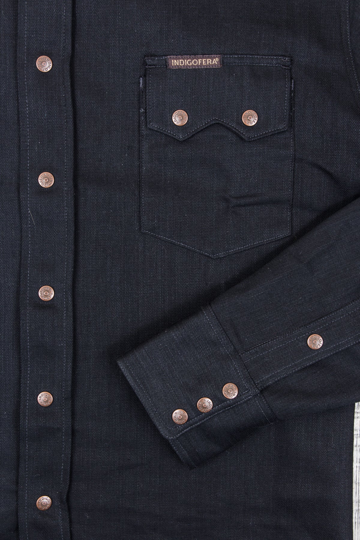 Indigofera Ryman Kochi 8oz Black Denim