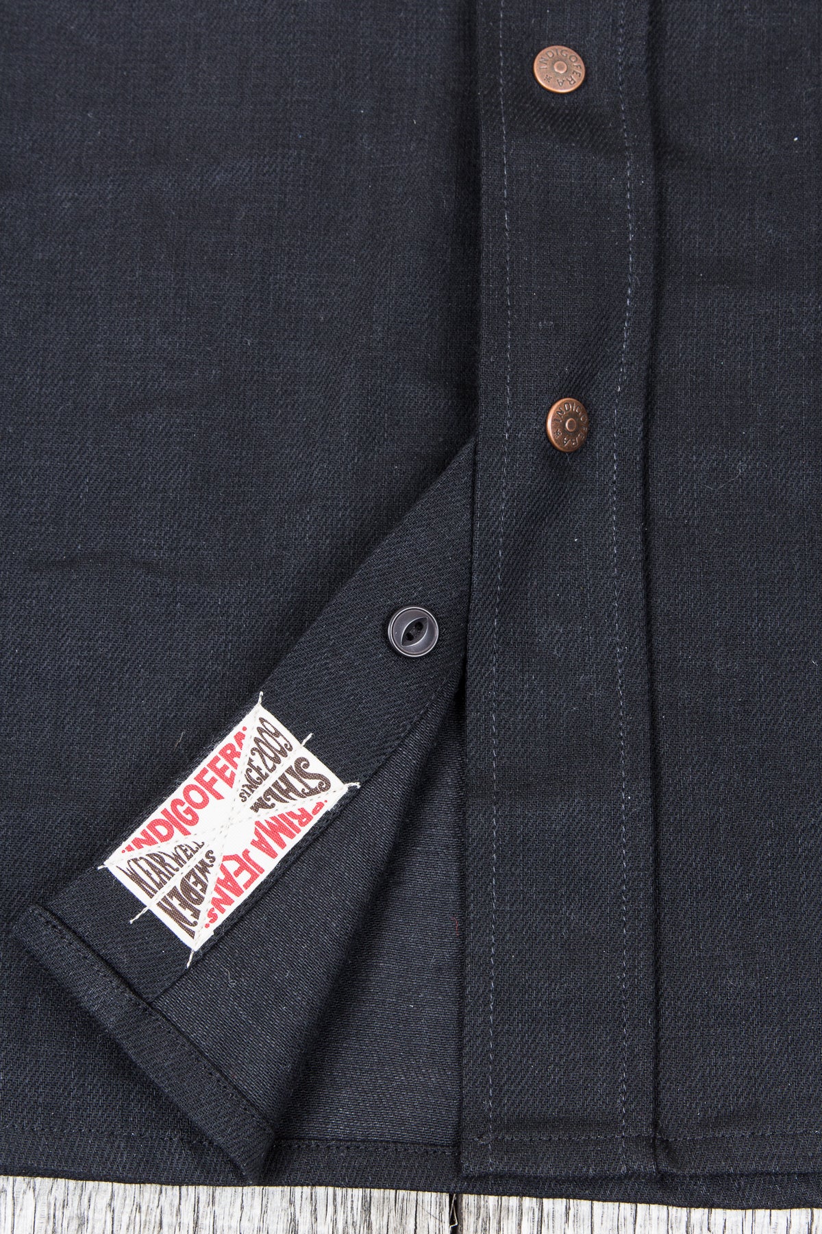 Indigofera Ryman Kochi 8oz Black Denim