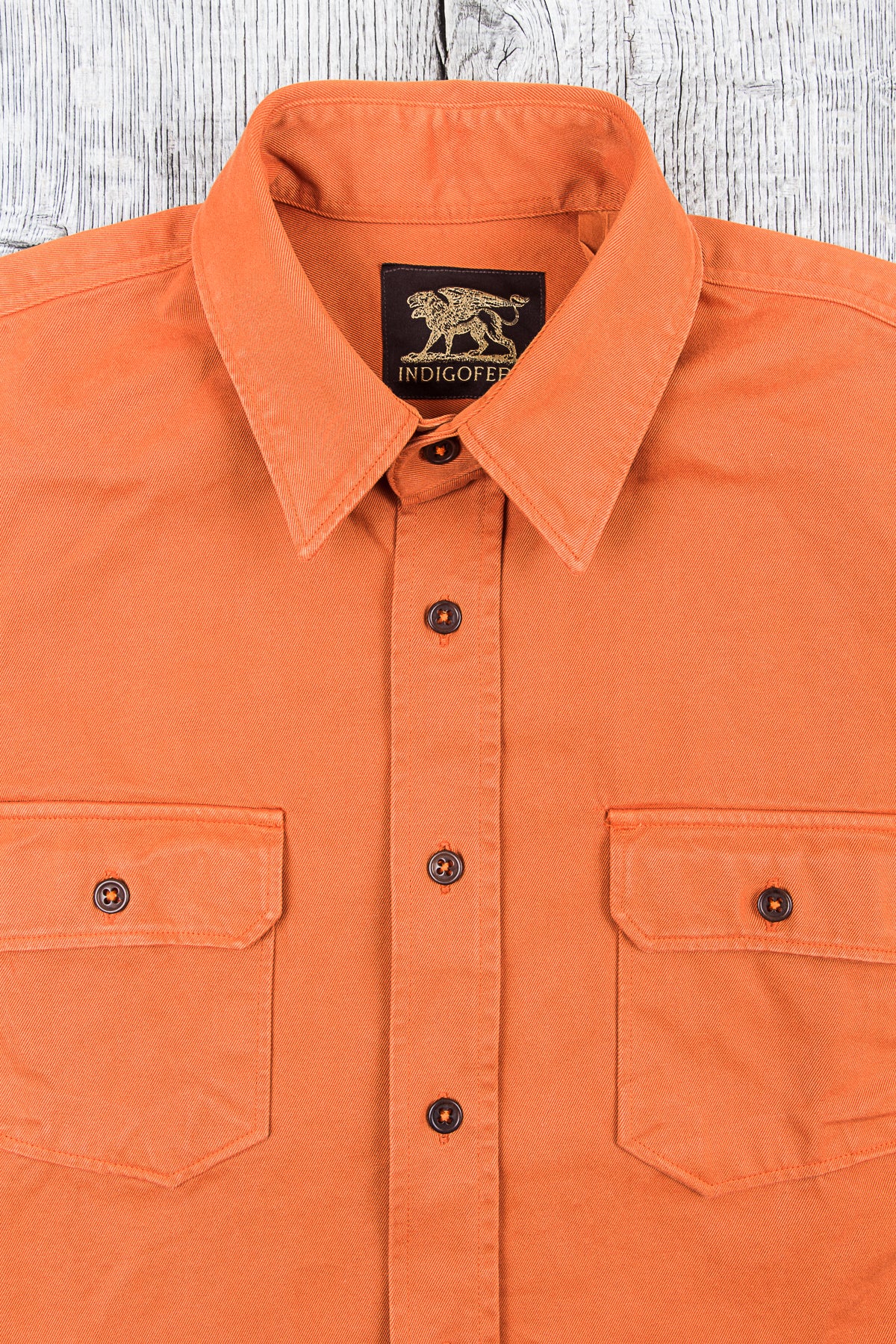 Indigofera Alamo Shirt Brick Red