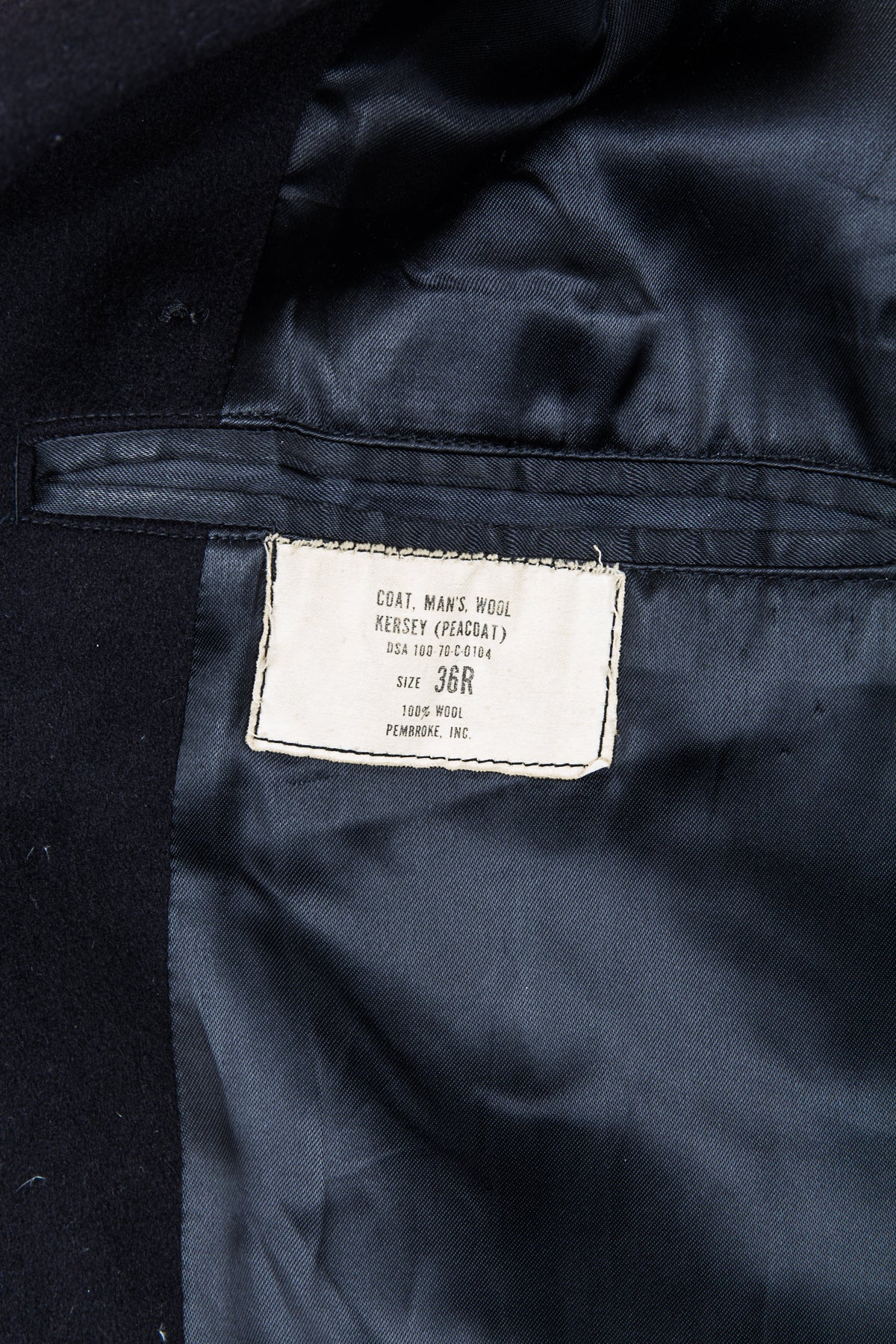 Vintage Original USN Wool Pea Coat No. 1