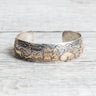Vintage TA Begay Storyteller Bracelet Sterling Silver & 12K Gold