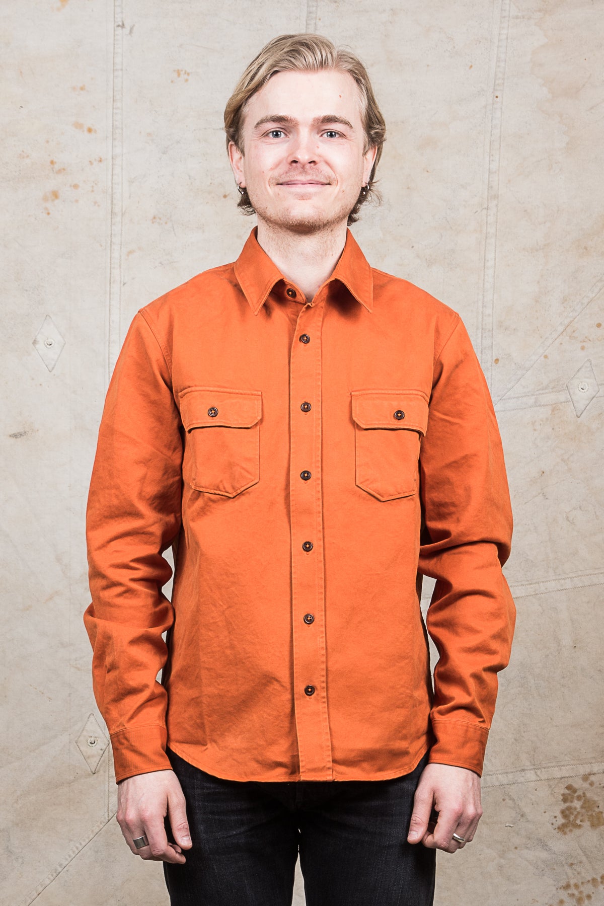 Indigofera Alamo Shirt Brick Red
