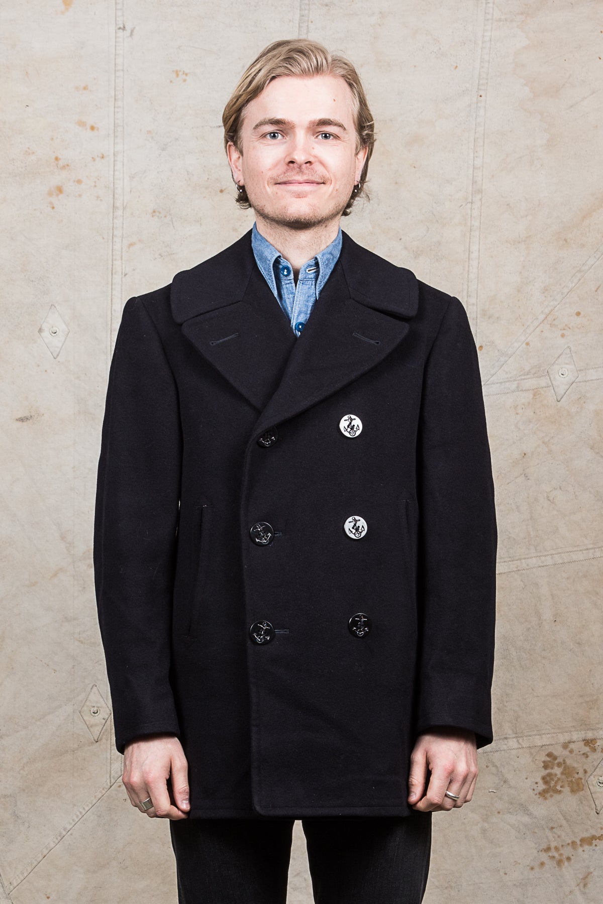 Vintage Original USN Wool Pea Coat No. 1