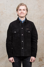 Indigofera Copeland Black Rough Out Leather