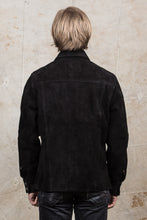 Indigofera Copeland Black Rough Out Leather