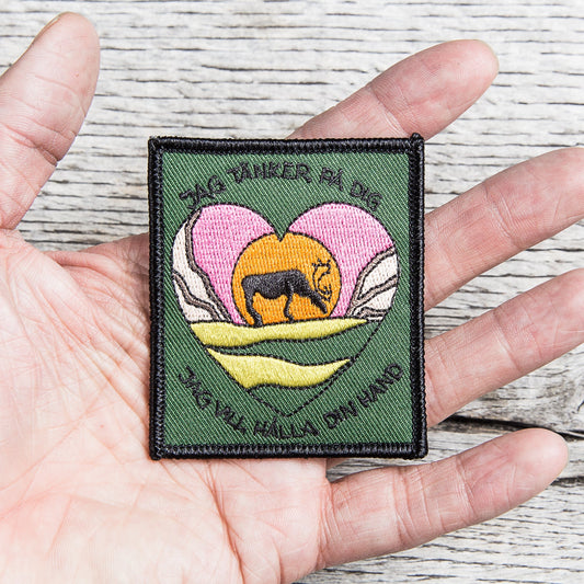 Jenny Boström "Jag Tänker på Dig, Jag Vill Hålla Din Hand" Patch