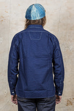 Sugar Cane & Co. Navy Polka Dot Work Shirt