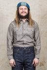 Sugar Cane & Co. Brown Chambray Shirt