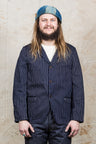 Sugar Cane & Co. 9oz Indigo Wabash Stripe Jacket