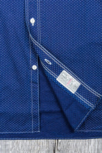 Sugar Cane & Co. Navy Polka Dot Work Shirt