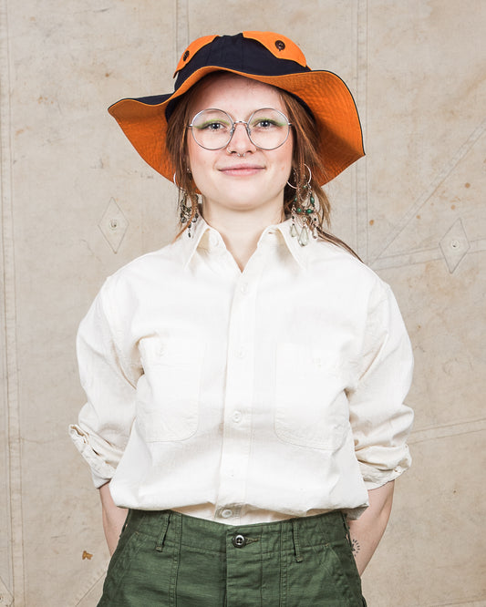 Indigofera x Second Sunrise Tur Pocket Hat Navy / Orange