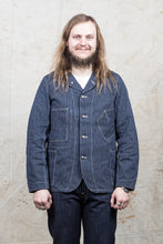 Sugar Cane Indigo Stripe Work Coat