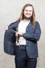 Sugar Cane Indigo Stripe Work Coat