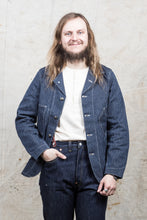 Sugar Cane Indigo Stripe Work Coat