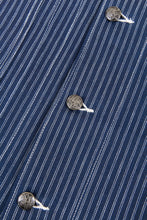 Sugar Cane Indigo Stripe Work Coat