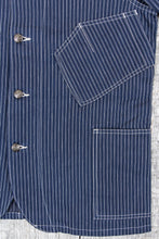 Sugar Cane Indigo Stripe Work Coat
