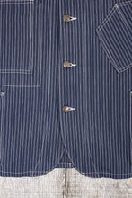 Sugar Cane Indigo Stripe Work Coat