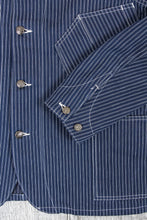 Sugar Cane Indigo Stripe Work Coat