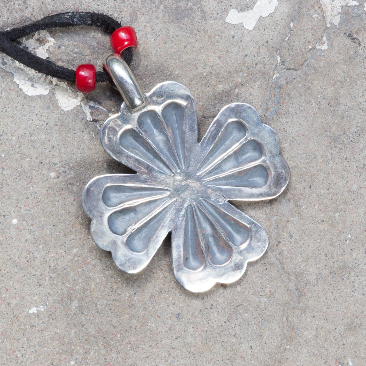 Larry Smith NL-0073 Clover Leaf Turquoise