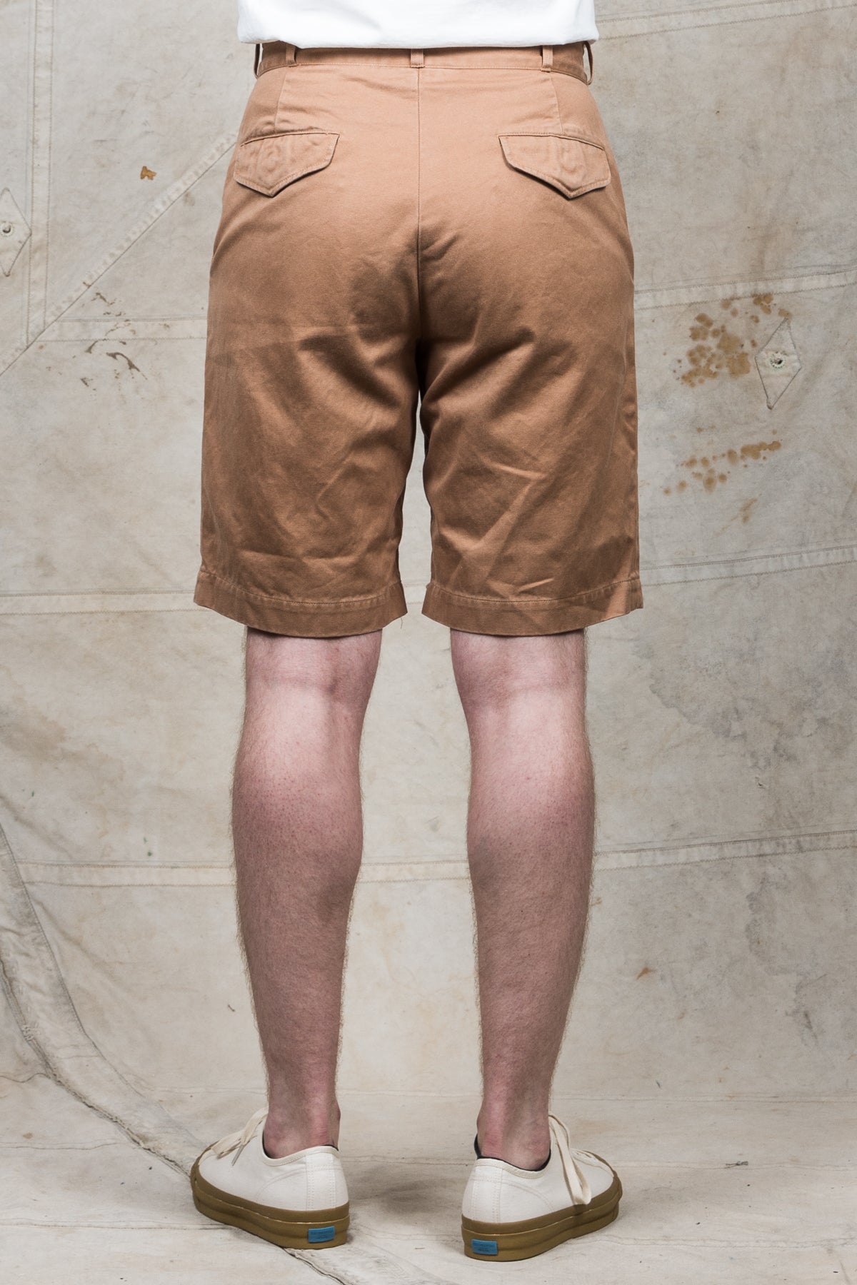 Buzz Rickson's Shorts Cotton Twill Camel