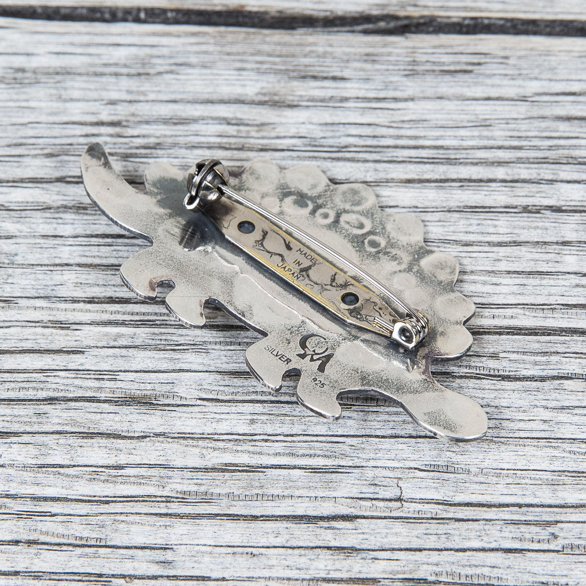 Munqa Newtive Stegosaurus Brooch