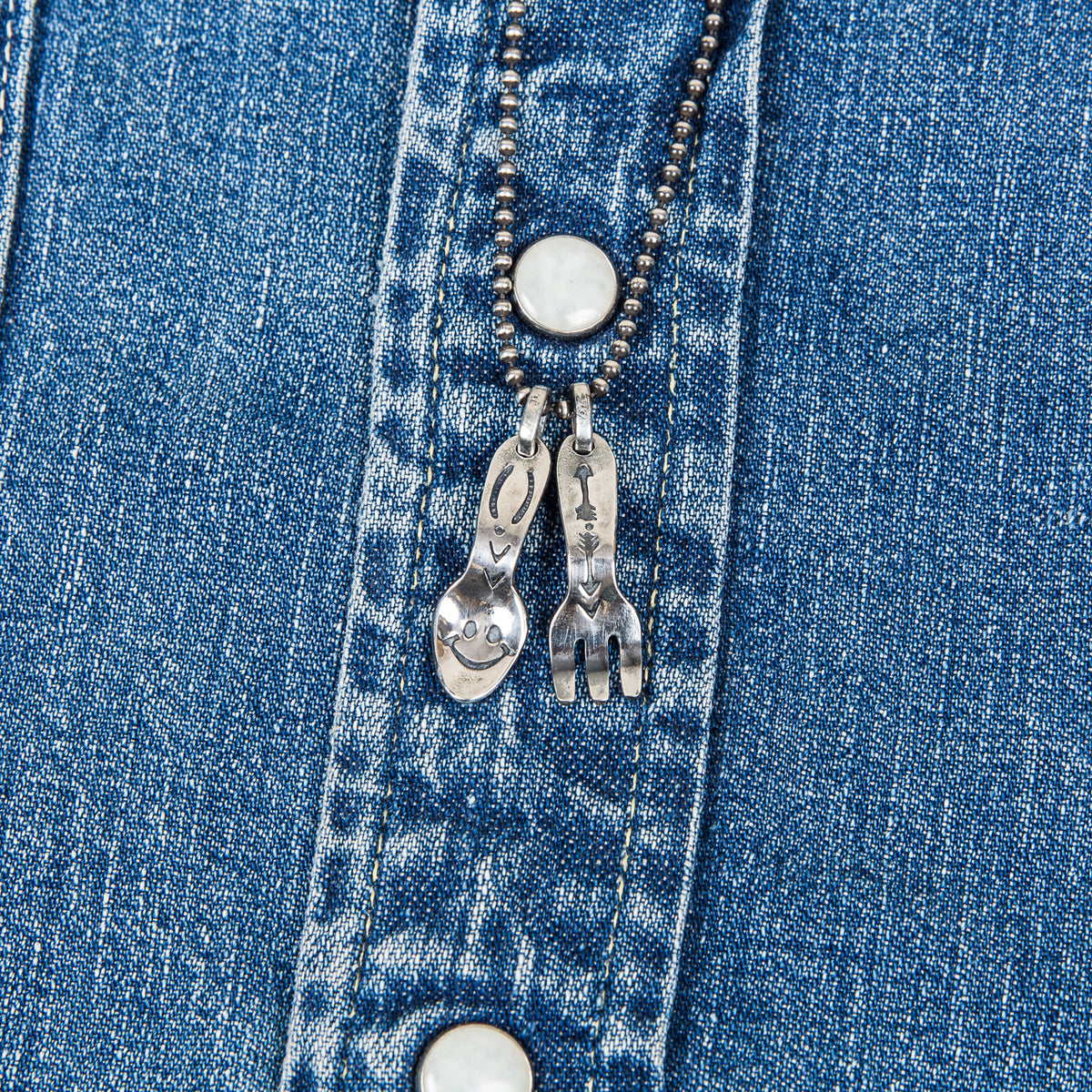 Munqa Newtive Spoon & Fork Necklace