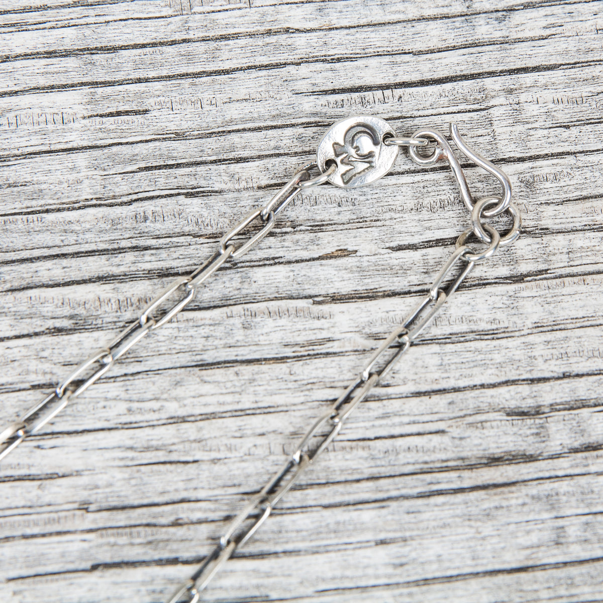 Munqa Newtive 3-Smiley Silver Necklace