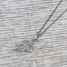 Munqa Newtive Thunder Silver Necklace