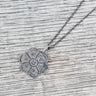 Munqa Newtive Flower Silver Necklace