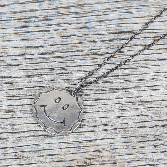 Munqa Newtive Smiley Necklace