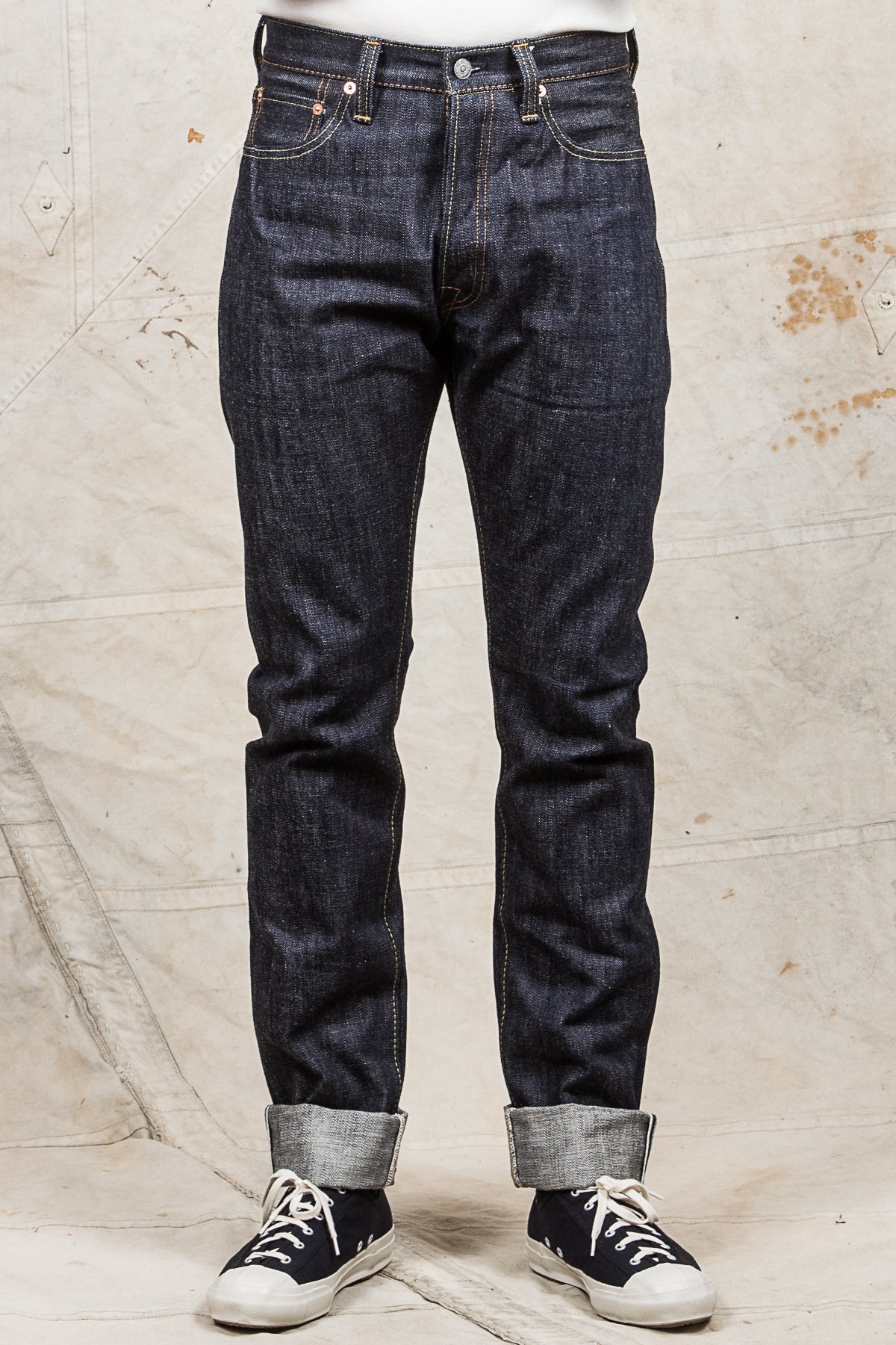Pure Blue Japan XX-019 14oz Relaxed Tapered Raw Indigo Jeans